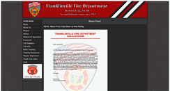 Desktop Screenshot of franklinvillefire.org